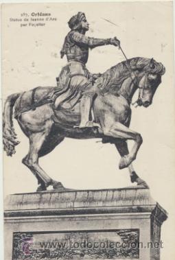 Postales: Orleans.- Statue de jeanne d&acute;Arc. - Foto 1