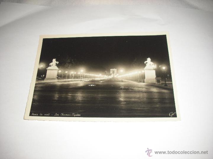 Postcards: PARIS LA NUIT. LES CHAMPS ELYSEES
