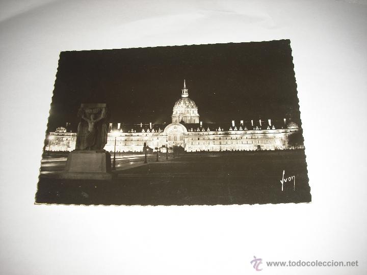 Postcards: PARIS LA NUIT. L &acute;HOTEL DES INVALIDES