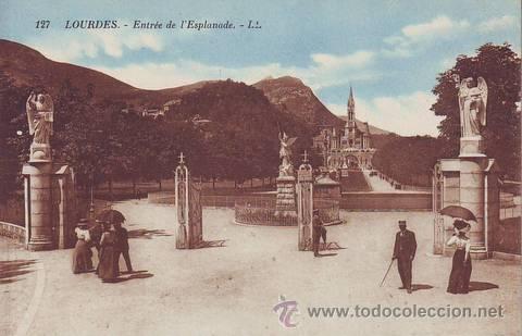Postales: LOURDES. Entr&eacute;e de lEsplanade. - Foto 1