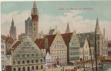 Postales: Gand.- la Maison des Bateliers. - Foto 1