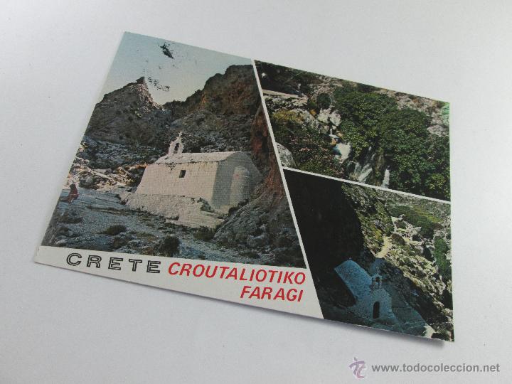 Postales: A&ordm; postal-creta-circulada-sellada-. - Foto 3