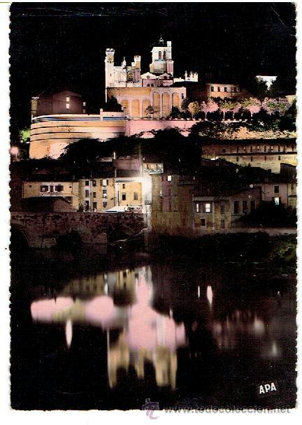 Postales: POSTAL BEZIERS CIRCULADA CON SELLO - Foto 1