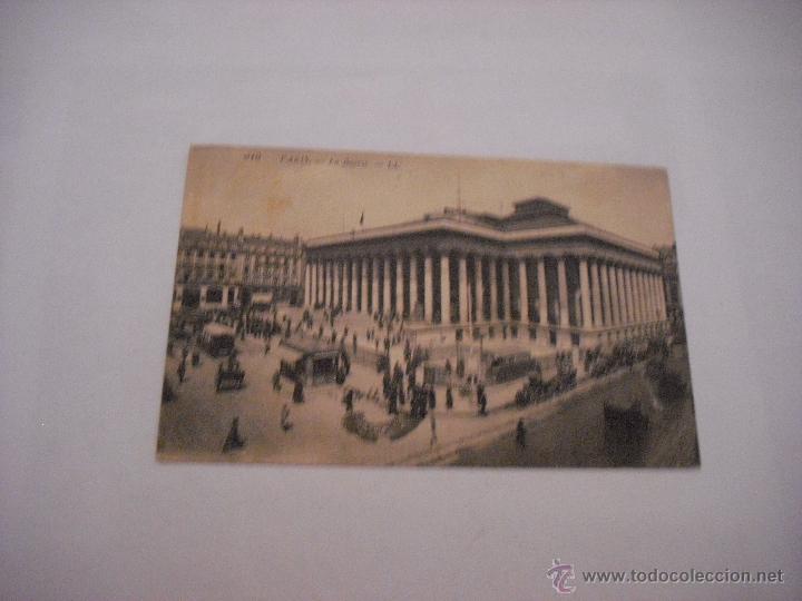 Postcards: PARIS 919. LA BOURSE . CIRCULADA 1922