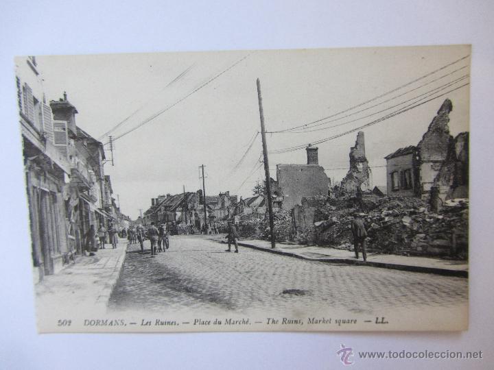 Cartoline: Francia Antigua Postal de Dormans. Les Ruines.  Imp. Levy Fils et Cie