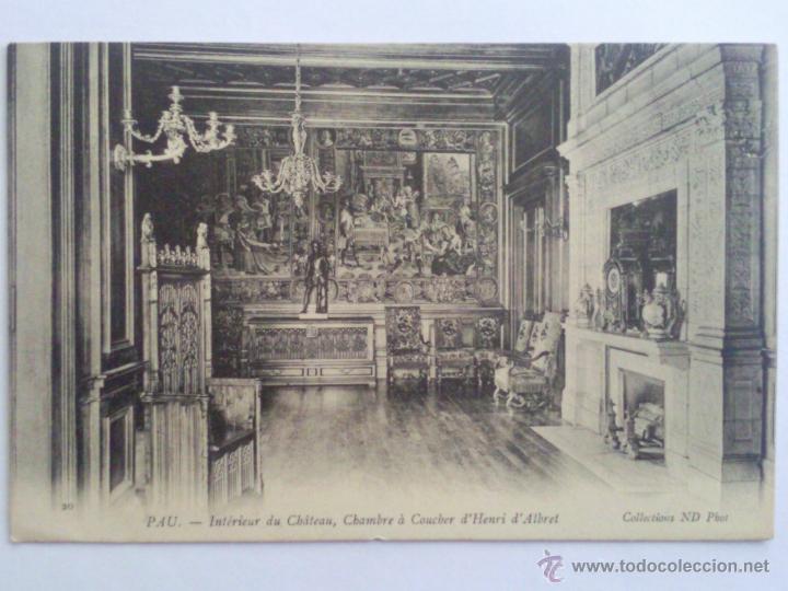 Postales: ANTIGUA POSTAL, PAU, INTERIOR DEL CASTILLO - Foto 1