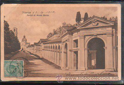 Postales: TARJETA POSTAL DE VICENZA - PORTICI DI MONTE BERICO. EDITOR ANTONIO RODONDI