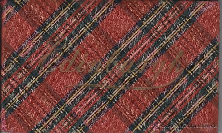 Postales: N&ordm; 13481B BLOCK DE  12 POSTALES DE EDIMBURGH 1890 VALENTINE SONS LTD DUNDEE