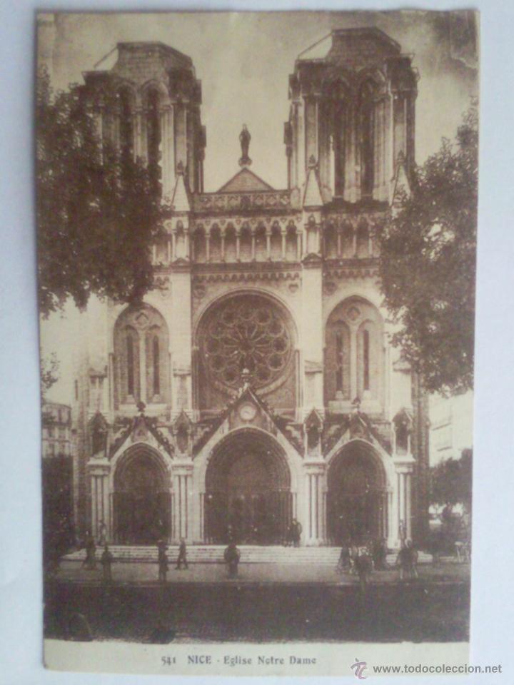 Postales: POSTAL NICE,  IGLESIA DE NOTRE-DAME - Foto 1