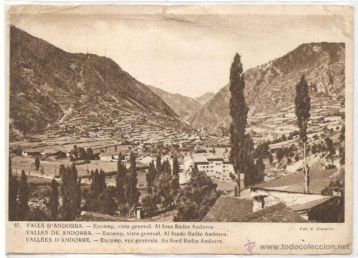 Postales: Encamp, Andorra. Postal de &eacute;poca - Foto 1