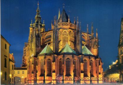 Postales: PRAGA - CATEDRAL DE SAN VITO - Foto 1