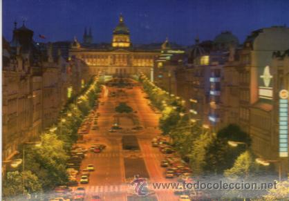 Postales: PRAGA - PLAZA DE WNCESLAO - Foto 1