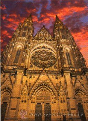 Postales: PRAGA - CATEDRAL DE SAN VITO - Foto 1