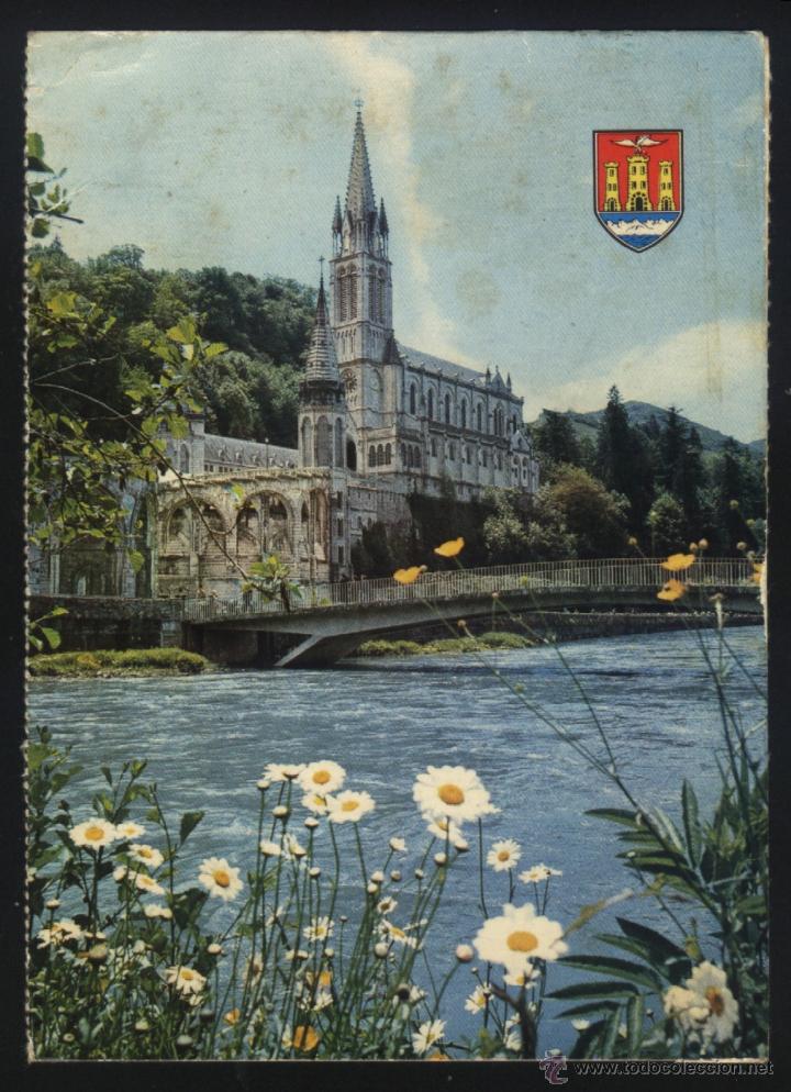 Postales: A-0863- LOURDES. LA BASILIQUE. - Foto 1