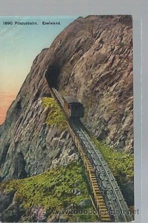 Postkarten: TARJETA POSTAL SUIZA, 1690 PILATUSBAHN ESELWAND