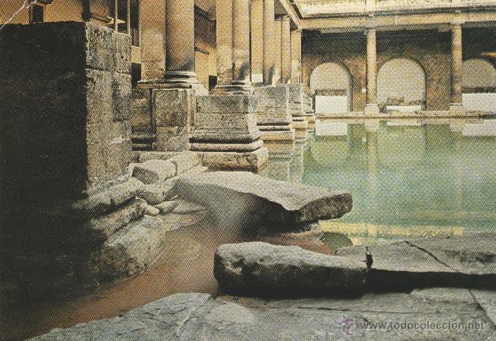 Postcards: N&ordm; 16798 POSTAL THE GREAT ROMAN BATH AND DIVING STONE - FIRST CENTURY A D