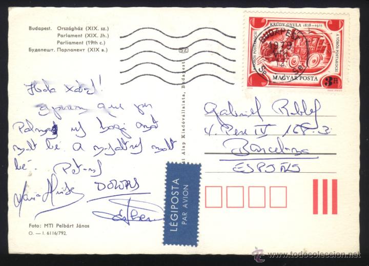 Postales: A-0912- BUDAPEST - Foto 2