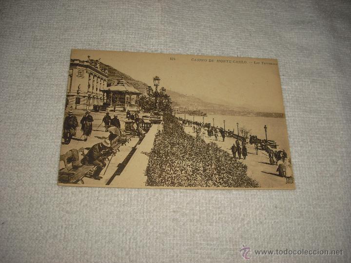 Postcards: CASINO DE MONTE CARLO 615. LES TERRASSES. NO CIRCULADA