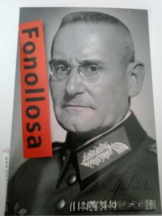 Postales: FASCIMIL DE FRANZ HALDER 13X18 CMS - Foto 1