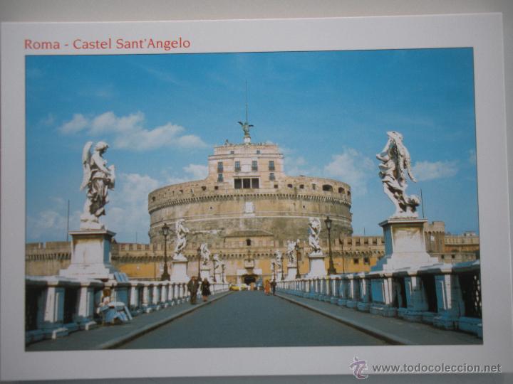Postales: MAGNIFICA POSTAL DE ROMA- CASTEL SANT ANGELO -