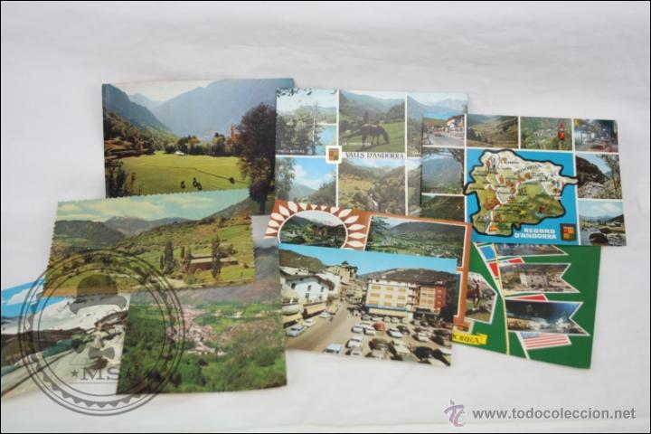 Postais: Conjunto de 9 Postales a Color del Valls d'Andorra / Valles - Medidas 14,5 x 10,5 Cm