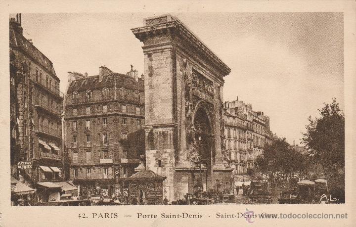 Postkarten: N&ordm; 18064 POSTAL FRANCIA PARIS PORTE SAINT DENIS