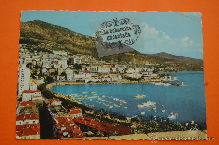 Postales: POSTAL - MONACO -MONTE CARLO - PUERTO - SELLO RAINIER III MATASELLOS MUSEO OCEANOGRAFICO 1960