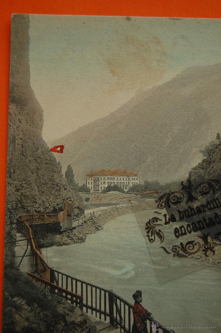 Postales: POSTAL - SUIZA - GORGES DU TRIENT - GRAND HOTEL - NO CIRCULADA PRINCIPIOS DEL SIGLO XX JULIEN FRERES