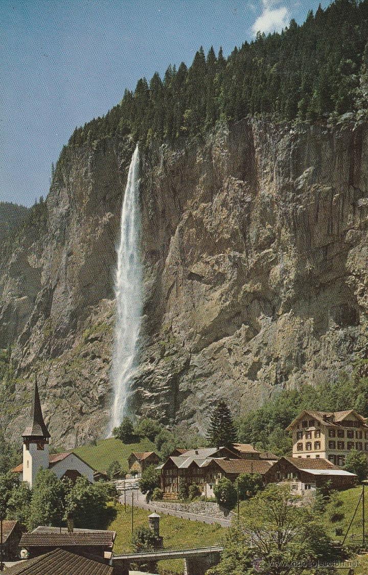 Postcards: N&ordm; 15825 POSTAL LAUTERBRUNNEN