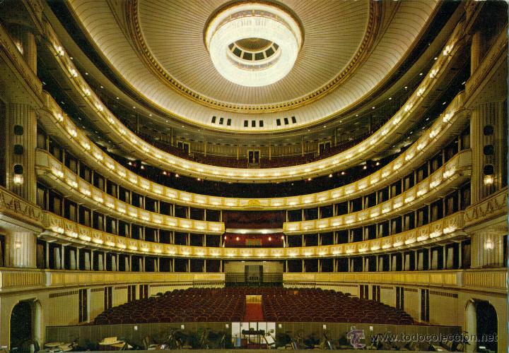 Postales: Viena Interior del palacio de la Opera - Foto 1