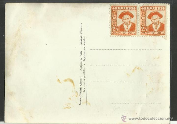 Postais: ANDORRA - ORDINO - V.CLAVEROL - CIRCULADA - VER REVERSO (28505)