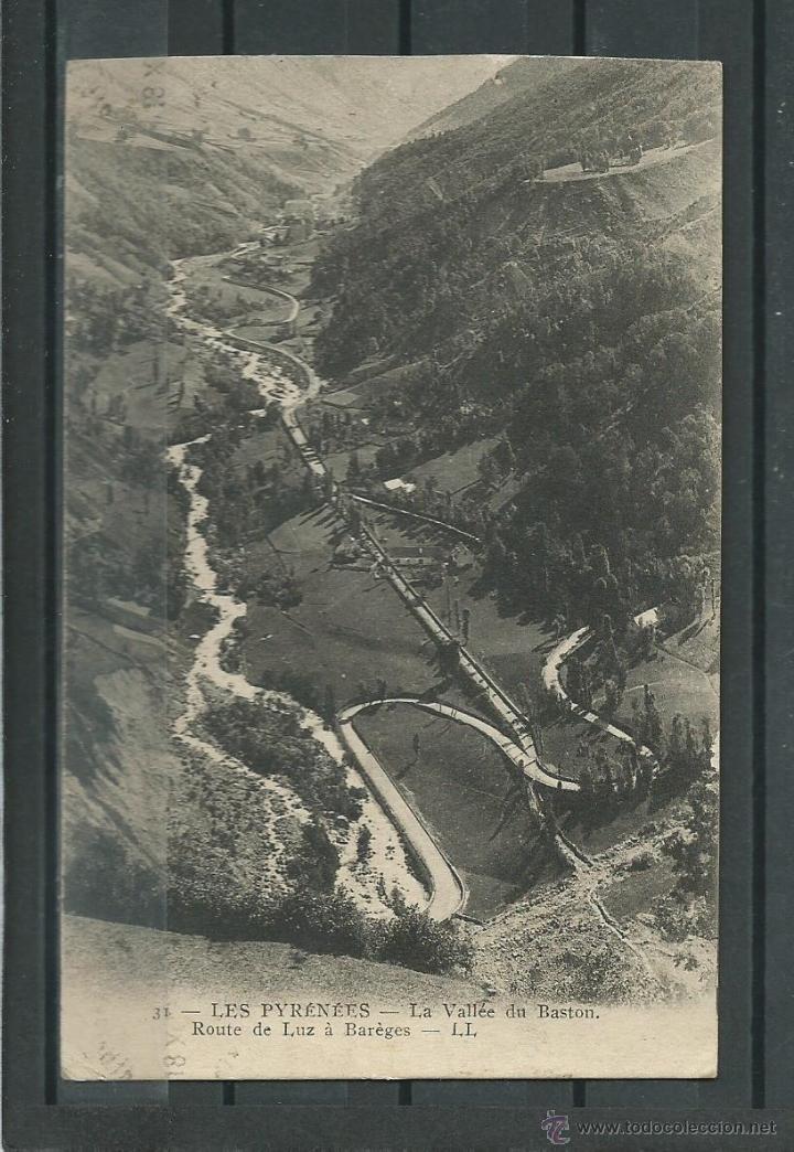 Postkarten: LES PYRENEES -  2  FOTOS POSTALES  ANTIGUAS  FRANCESA - - CIRCULADAS