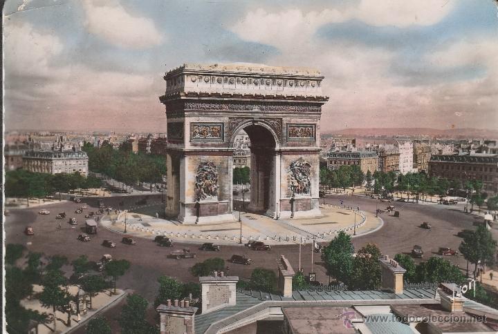 Postais: N&ordm; 24865 POSTAL FRANCIA PARIS ARCO DE TRIUNFO