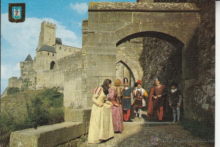 Postkarten: N&ordm; 24859 POSTAL FRANCIA CASTILLO CARCASSONNE