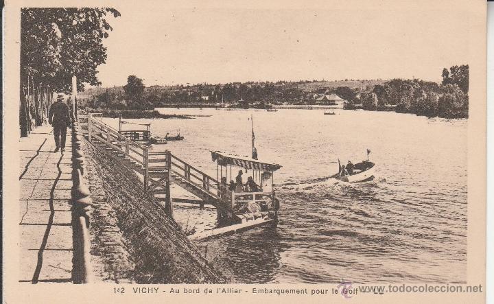 Postkarten: N&ordm; 24834 POSTAL FRANCIA VICHY AU BORD DE L&acute;ALLIER