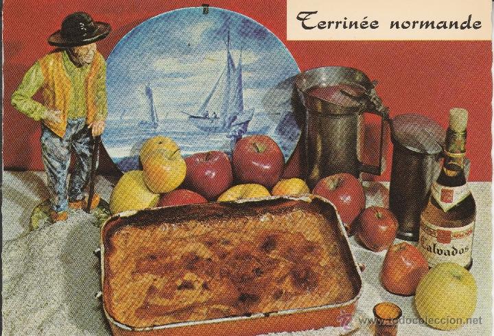 Postkarten: N&ordm; 24804 POSTAL FRANCIA GASTRONOMIA TERRINEE NORMANDE