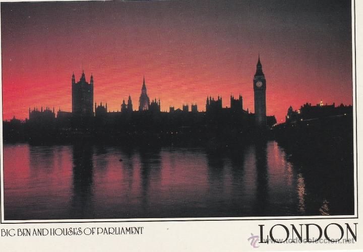 Postkarten: N&ordm; 24490 POSTAL INGLATERRA BIG BEN AND HOUSES OF PARLIAMENT. LONDON