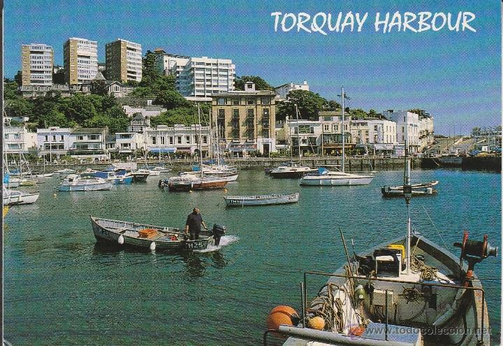 Postkarten: N&ordm; 24461 POSTAL INGLATERRA, TORQUAY HARBOUR