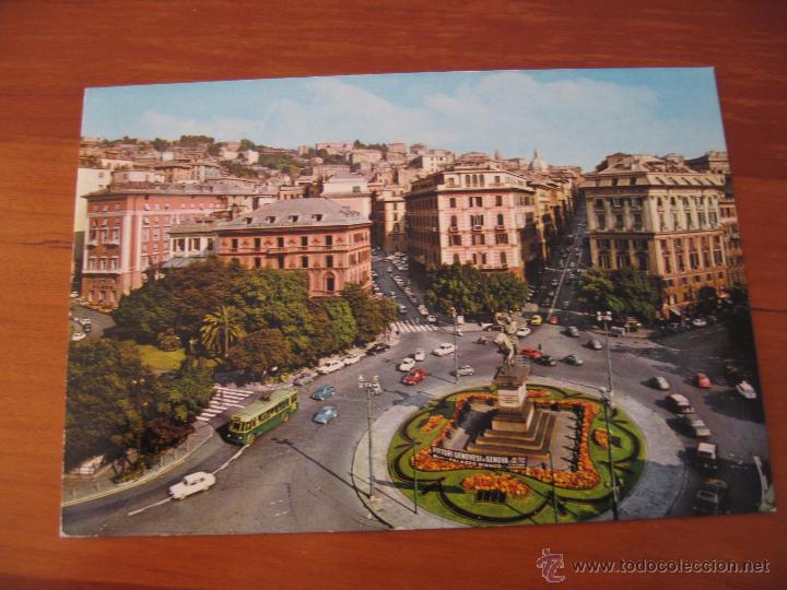 Postales: Genova Piazza Corvetto postal - Foto 1