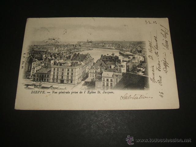 Postales: DIEPPE VUE GENERALE PRISE DE L&acute;EGLISE DE ST. JACQUES - Foto 1