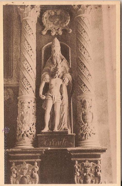 Postales: VEULES LES ROSES (FRANCIA), INTERIOR DE LA IGLESIA, LA SANTA TRINIDAD - ED. J. GUESDON - SIN CIRCULA