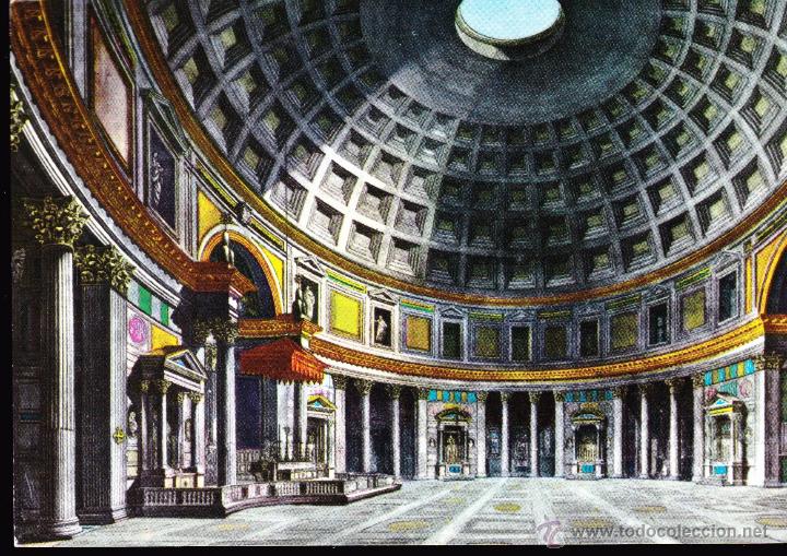 Postales: POSTAL : ROMA , INTERNO DEL PANTHEON . - Foto 1