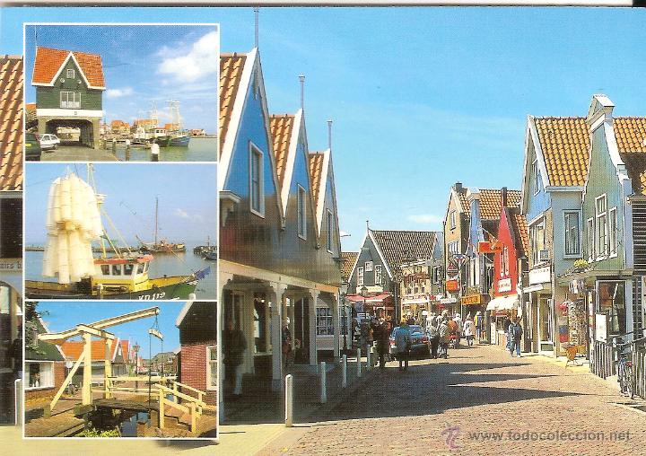 Postales: VOLENDAM (HOLANDA), CASAS T&Iacute;PICAS - BERT VAN LOO V61 - SIN CIRCULAR - Foto 1