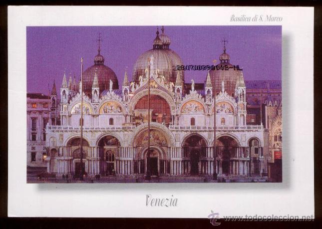Postales: *VENEZIA* BASILICA DI SAN MARCO. / CIRCULADA 2000. BONITO SELLO: GIORNATA DELLA FILATELIA.