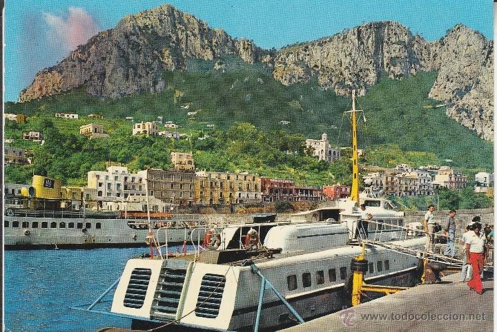 Cartes Postales: N&ordm; 24572 POSTAL ISOLA DI CAPRI MARINA GRANDE PUERTO ITALIA