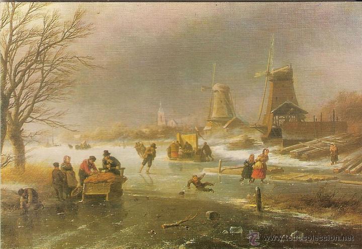 Postcards: HOLANDA, JAN JACOB SPHOHLER 1811-1879, PATINANDO EN HOLANDA - EDITA CyZ 8121 - SIN CIRCULAR