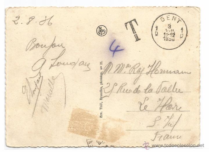 Postales: GAND .- GENT .- LA POSTE .- DE POST .- EDITION ERN. THILL - Foto 2