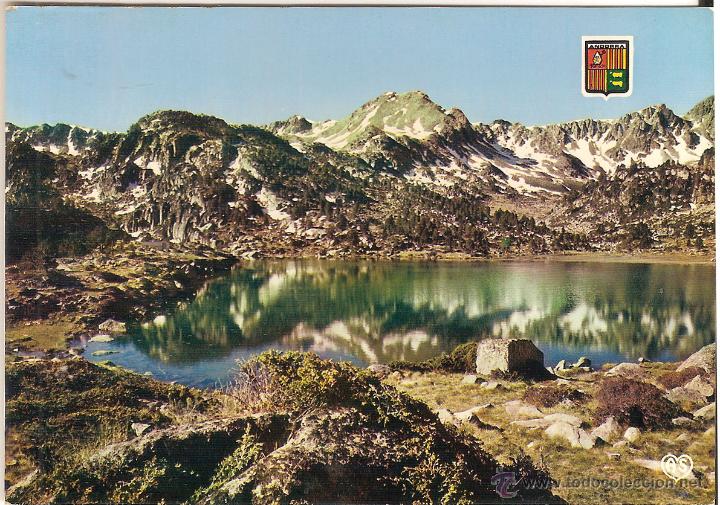 Postcards: VALLS D'ANDORRA, CERCLE DES PESSONS, ESTANY (alt. 2407 m.) - AS DE COEUR 189 - SIN CIRCULAR