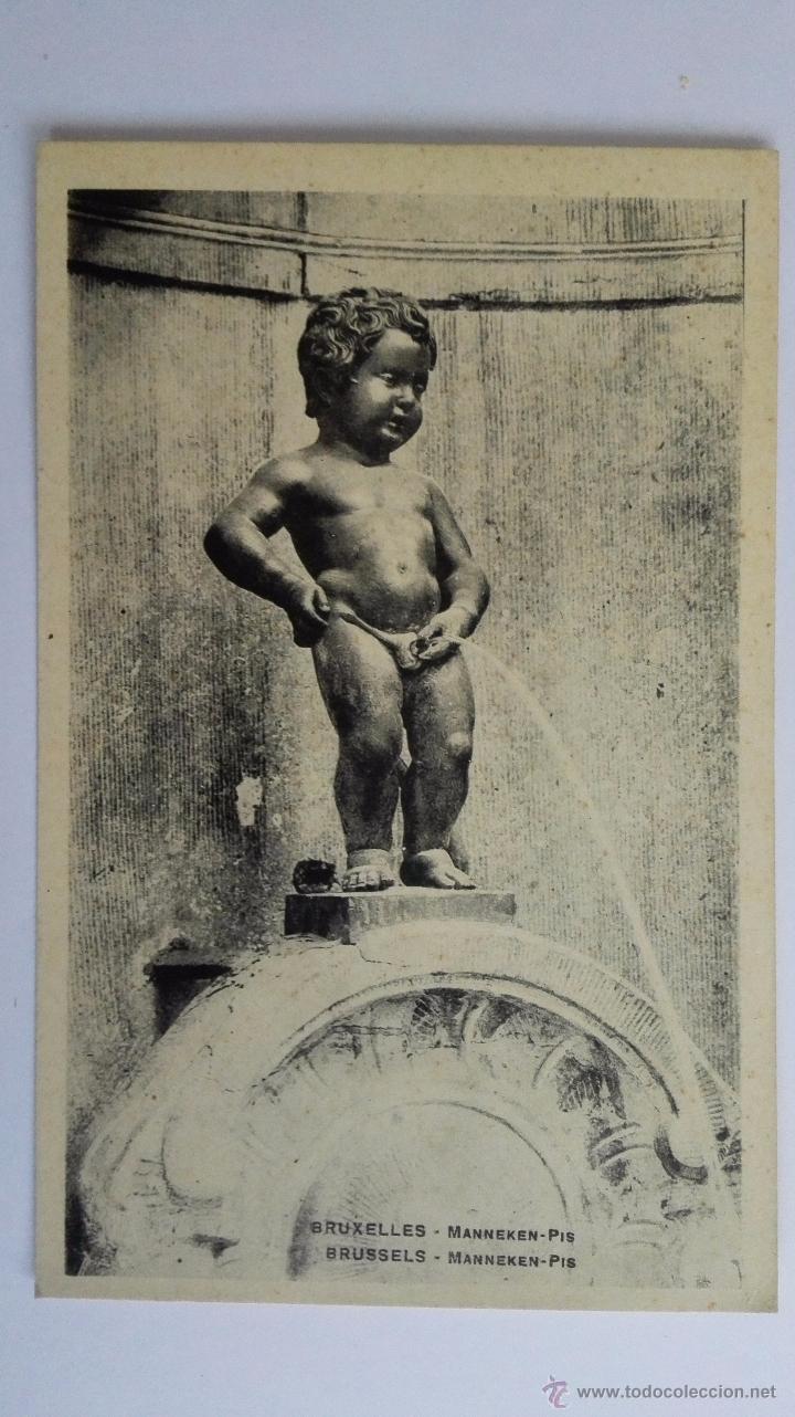 Postales: POSTAL BRUSELAS, MANNEKEN-PIS - Foto 1