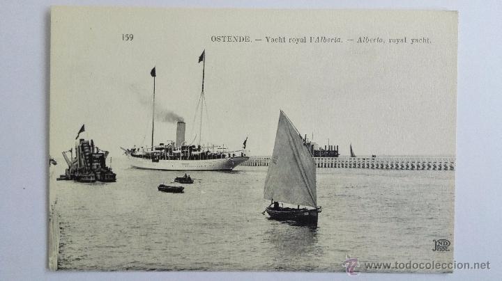Postales: POSTAL OSTENDE - YATE REAL ALBERTA - Foto 1